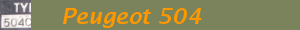 links for Peugeot 504